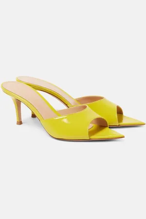 Gianvito Rossi Pat 70 leather mules