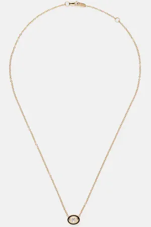 Melissa Kaye Lenox Reign 18kt necklace with diamond