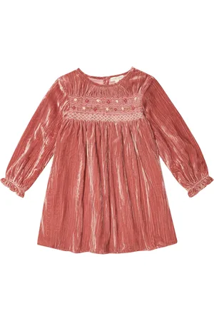 Louise Misha Chachani embroidered velvet dress