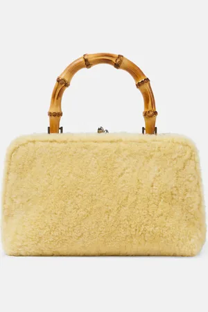 Jil Sander Goji Small shearling tote bag