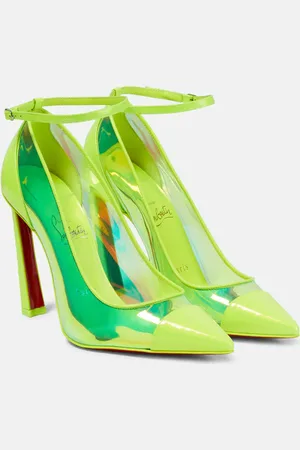 Christian Louboutin Leather and PVC pumps