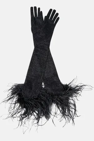 Oseree Lumiere Plumage metallic gloves