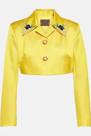 Miss Sohee Embellished jacket and crop top set