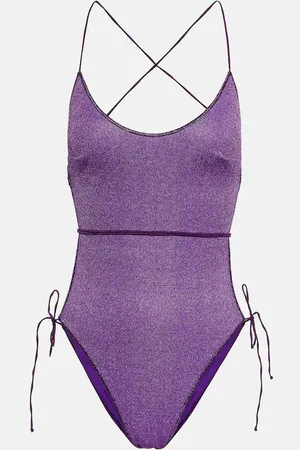 Oseree Lumiere scoop-neck swimsuit