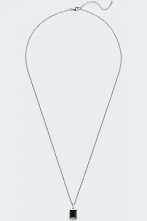 Mateo Sterling pendant necklace with onyx
