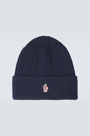 Moncler Logo virgin wool beanie