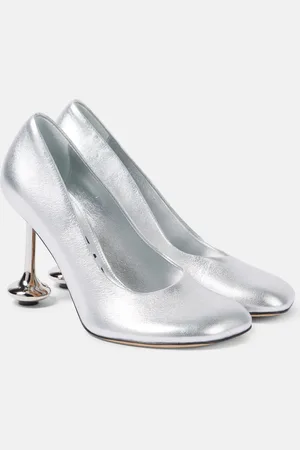 Loewe Toy metallic leather pumps