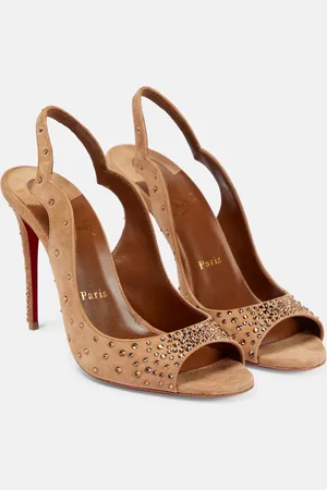 Christian Louboutin Nudes Degrachick suede sandals