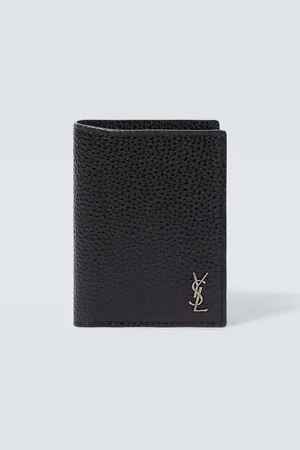 Saint Laurent Tiny Cassandre leather wallet