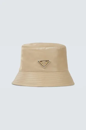 Prada Logo tab bucket hat