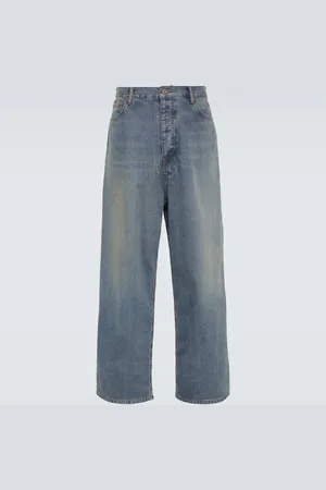 Balenciaga Waterproof wide-leg jeans