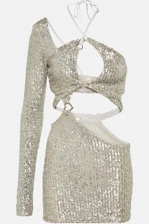 Roberta Einer Banu cutout sequined minidress