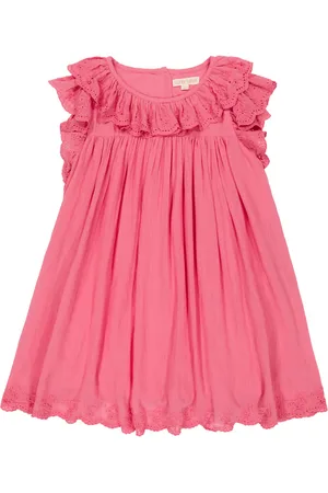 Louise Misha Shantiya embroidered cotton minidress