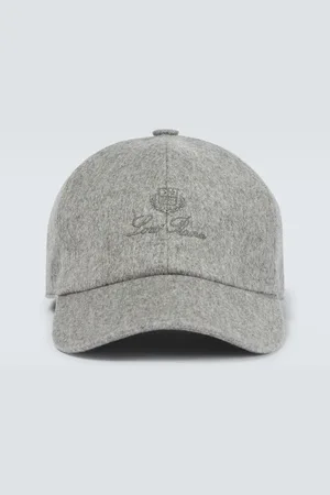 Loro Piana Logo cashmere baseball cap
