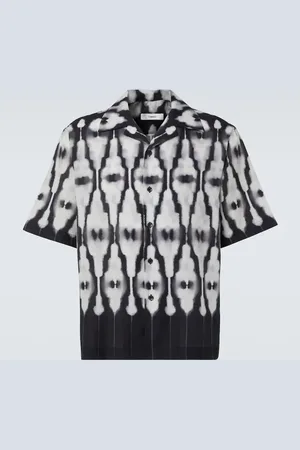 COMMAS Ritual printed cotton and silk shirt
