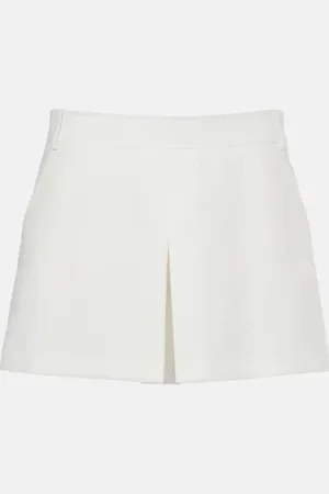 Tom Ford Cotton and silk-blend pique skort