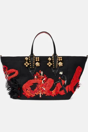 Christian Louboutin X Rossy de Palma Flamencaba Small embroidered tote bag