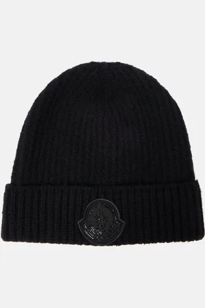 Moncler Logo wool-blend beanie