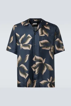 DRIES VAN NOTEN Printed silk shirt