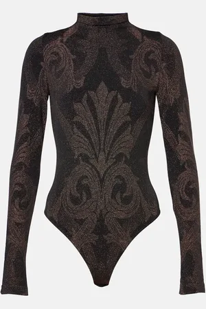 Wolford X Etro lame jacquard bodysuit
