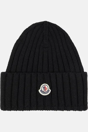 Moncler Logo virgin wool beanie