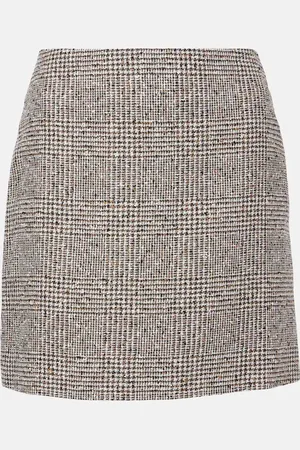 Blazé Milano Coci linen-blend miniskirt