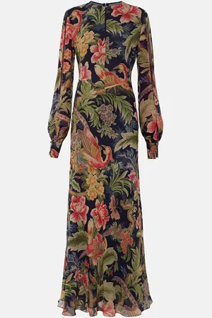Etro Floral silk chiffon gown