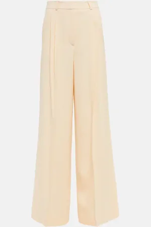 Loro Piana Nyack wide-leg linen and wool pants