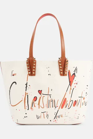 Christian Louboutin Cabata Large leather-trimmed tote bag