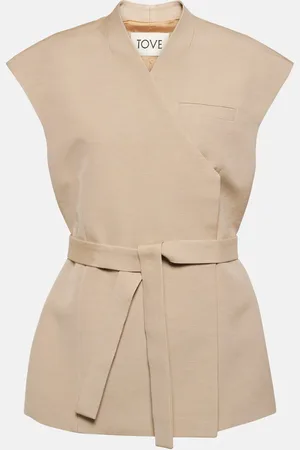TOVE Bonnie cotton-blend vest
