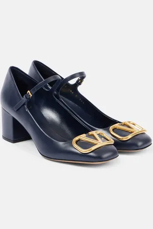 VALENTINO GARAVANI VLogo Signature leather Mary Jane pumps
