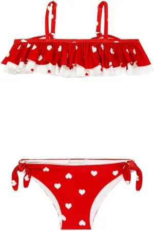MONNALISA Printed ruffled bikini