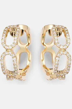 BUCHERER FINE JEWELLERY Link 18kt earrings with diamonds