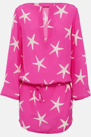 VALENTINO Printed silk minidress