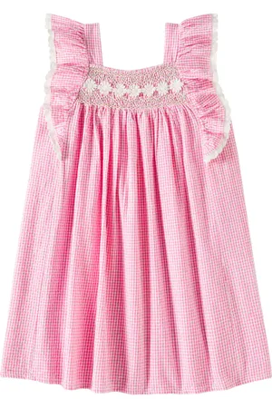 Louise Misha Embroidered cotton dress