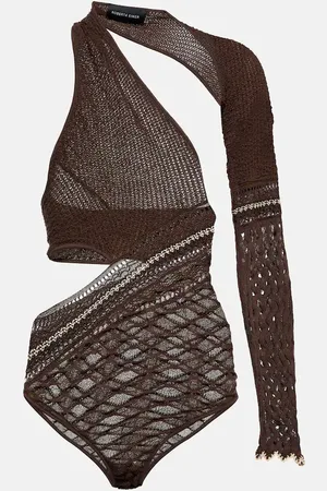 Roberta Einer Dina asymmetric knit bodysuit