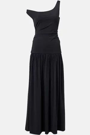 Rohe One-shoulder plisse maxi dress