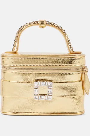 Roger Vivier Vanity Tres Vivier Micro leather vanity bag