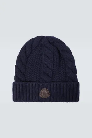 Moncler Cable-knit wool and cashmere beanie