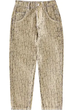 Marc Jacobs Jumbled Monogram jacquard jeans