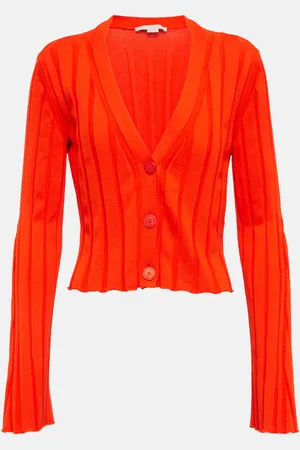 Stella McCartney Ribbed-knit cotton cardigan