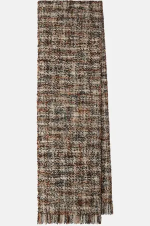 Loro Piana Polip cashmere and silk boucle scarf