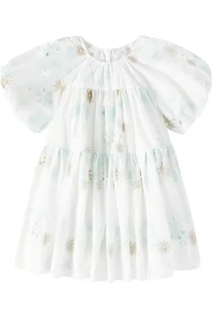 Petite Amalie Embroidered cotton dress