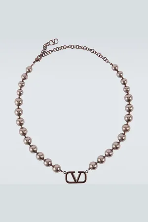 VALENTINO GARAVANI VLogo Signature choker with SwarovskiÂ® pearls