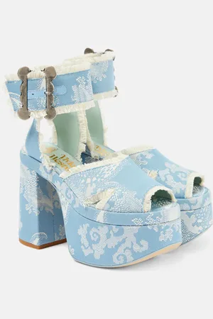 Vivienne Westwood Olde London jacquard platform sandals