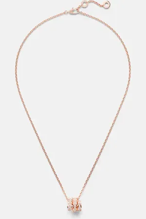 Bvlgari Serpenti Viper 18kt rose pendant necklace with diamonds
