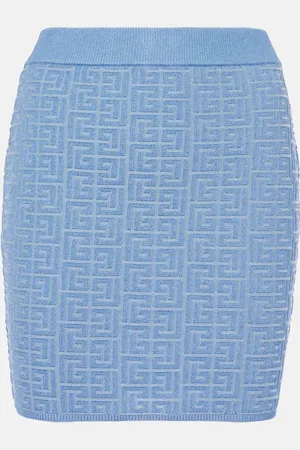 Balmain Monogram miniskirt