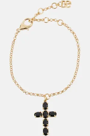 Dolce & Gabbana Cross crystal-embellished bracelet