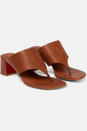 Christian Louboutin CL Tongamule leather sandals