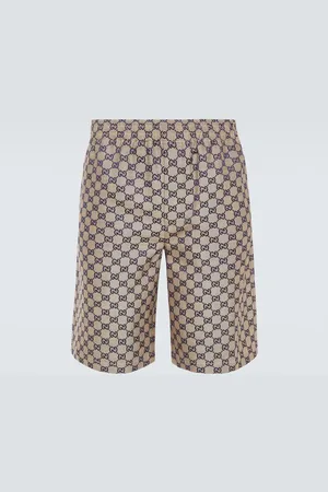 Gucci GG linen-blend shorts